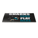 San Jose Sharks Fan PVC Mat, 28"x16"