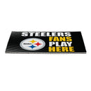 Pittsburgh Steelers Fan PVC Mat, 28"x16"