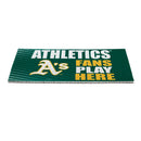 Athletics Fan PVC Mat, 28"x16"