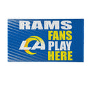 Los Angeles Rams Fan PVC Mat, 28"x16"