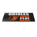 Baltimore Orioles Fan PVC Mat, 28"x16"