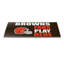 Cleveland Browns Fan PVC Mat, 28"x16"