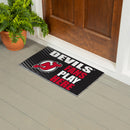 New Jersey Devils Fan PVC Mat, 28"x16"
