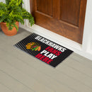 Chicago Blackhawks Fan PVC Mat, 28"x16"