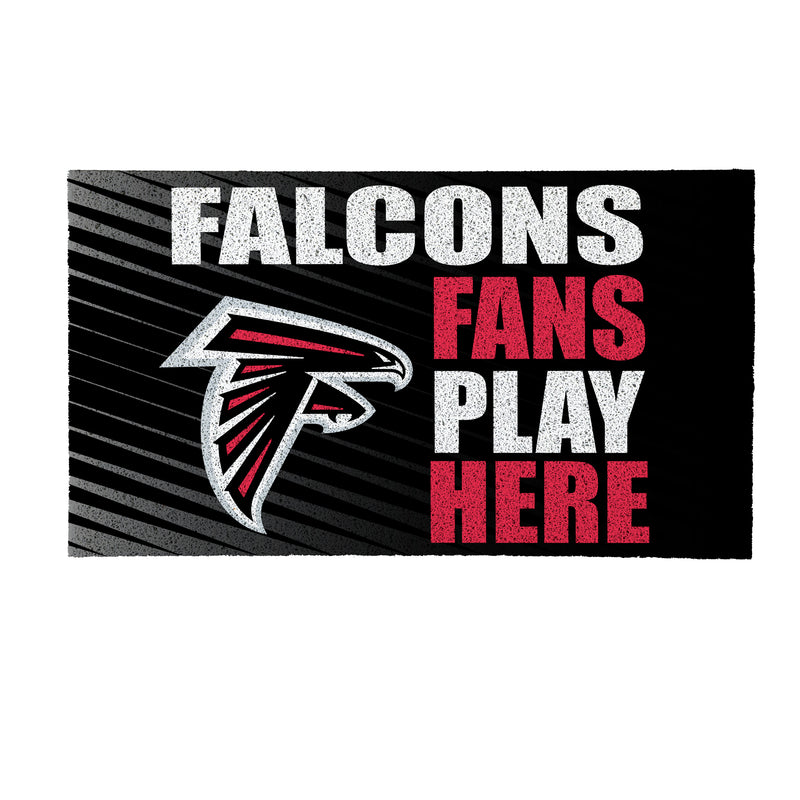 Atlanta Falcons Fan PVC Mat, 28"x16"