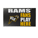 Virginia Commonwealth University Fan PVC Mat, 28"x16"