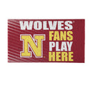 Northern State University Fan PVC Mat, 28"x16"