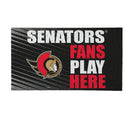 Ottawa Senators Fan PVC Mat, 28"x16"