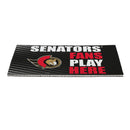 Ottawa Senators Fan PVC Mat, 28"x16"