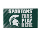 Michigan State University Fan PVC Mat, 28"x16"