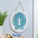 Coastal Door Decor Shell Monogram 18" I