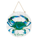 Coastal Door Decor Welcome Crab 18"