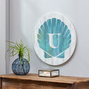Coastal Door Decor Shell Monogram 18" U