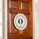Coastal Door Decor Monogram White 18" O