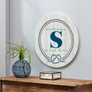 Coastal Door Decor Monogram White 18" S