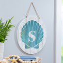 Coastal Door Decor Shell Monogram 18" S