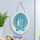 Coastal Door Decor Shell Monogram 18" C
