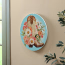 Petal & Plow Floral Boots, 18" Door Decor