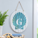 Coastal Door Decor Shell Monogram 18" G
