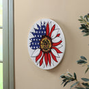 American Classic Patriotic Sunflower, 18" Door Decor