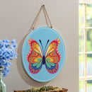 Bunny Blooms Bows & Butterfly, 18" Door Decor