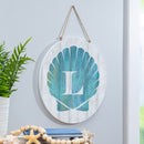 Coastal Door Decor Shell Monogram 18" L