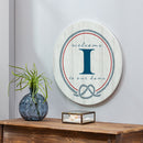 Coastal Door Decor Monogram White 18" I