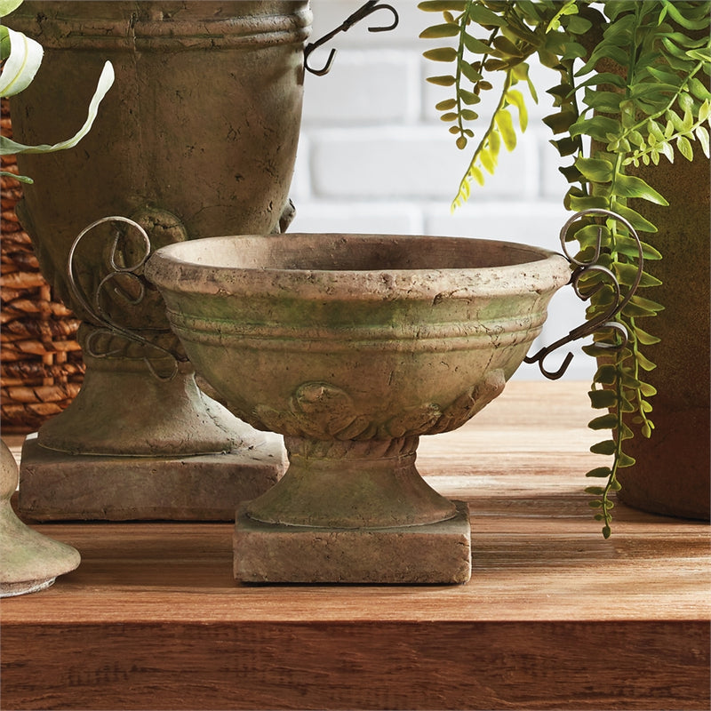 Napa Garden Collection-Weathered Garden Hanon Bowl Urn