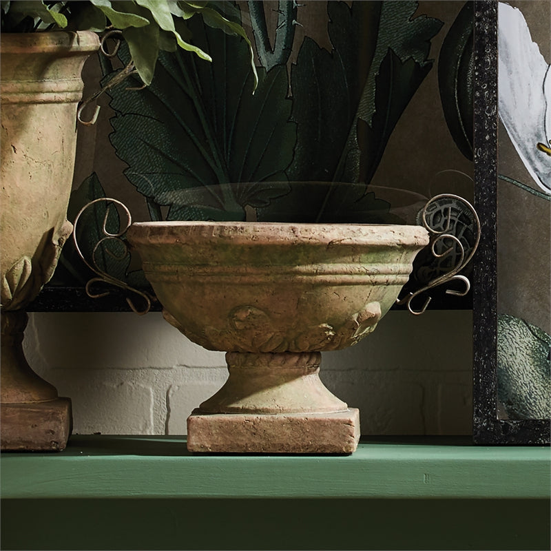 Napa Garden Collection-Weathered Garden Hanon Bowl Urn