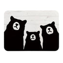 High Country Bear Trio Drying Mat, 20"x15"