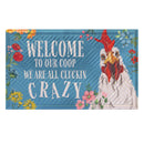 Petal & Plow Crazy Coop Embossed Mat