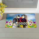 Delivery Chickadees Embossed Mat