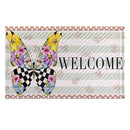 Courtly Check Butterfly Embossed Mat