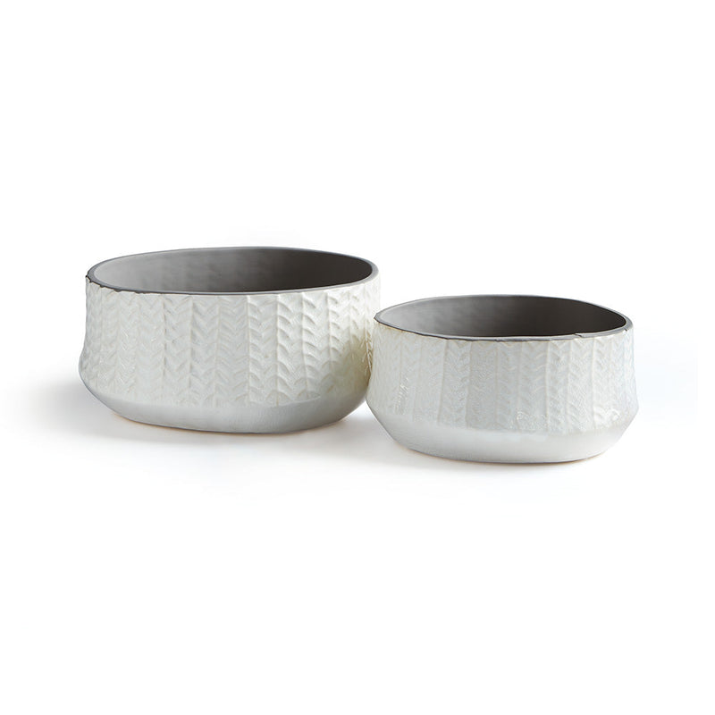 NAPA Home & Garden, FRASIER LOW POTS Collection