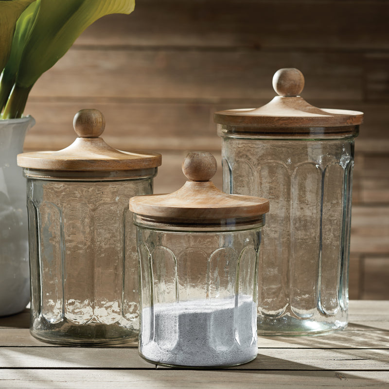 NAPA Home & Garden, OLIVE HILL CANISTERS, SET OF 3,EP212