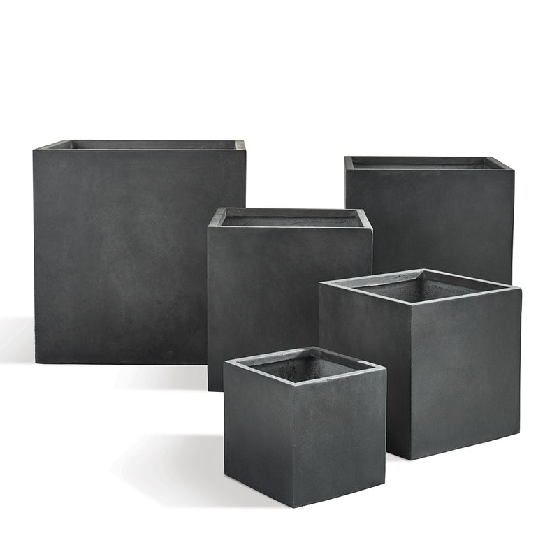 NAPA Home & Garden, FIBRECLAY PLAIN BOXES, SET OF 5,FC017FL