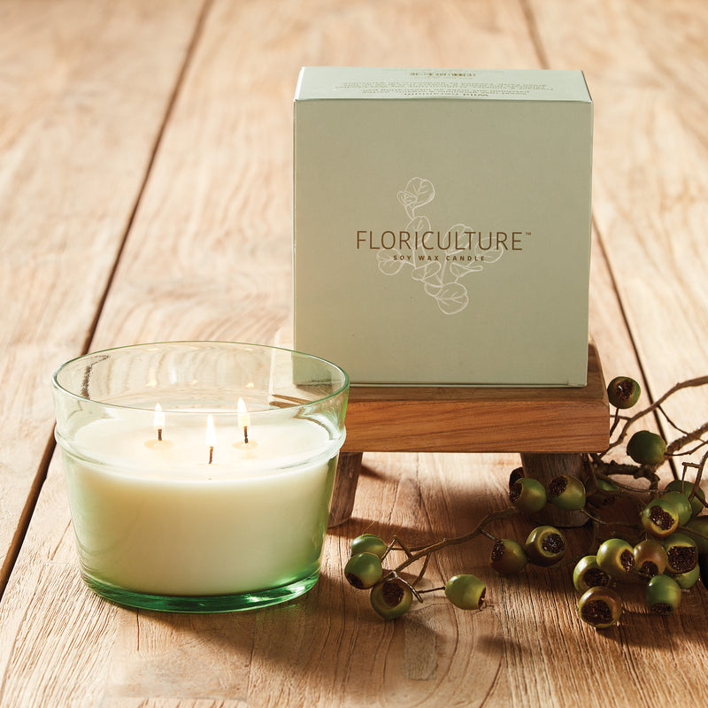 NAPA Home & Garden, FLORICULTURE SOY WAX CANDLE, SWEET LILY,FT401