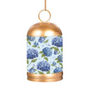 VivaStyle Garden Bell, Printed Bell, Hydrangea, Asst of 2,  10"H