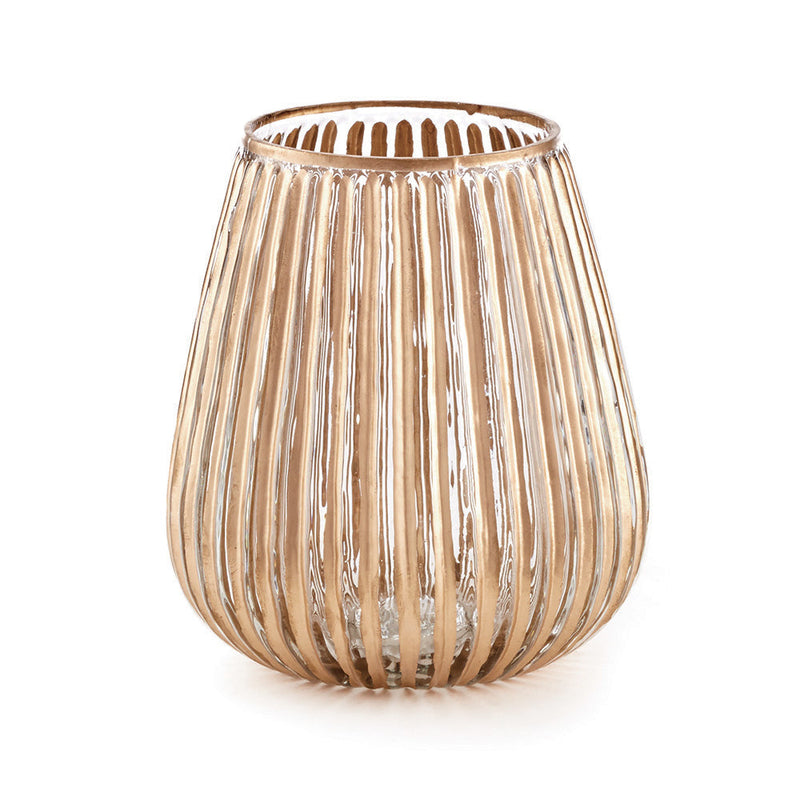 Ribbed Glass Luminary by NAPA Home & Garden