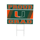 University of Miami Yard Sign Graduate