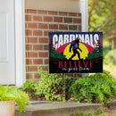 St Louis Cardinals Yard Sign, Bigfoot