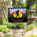 St Louis Cardinals Yard Sign, Bigfoot