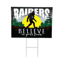 Las Vegas Raiders Yard Sign, Bigfoot