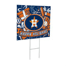 Houston Astros Yard Sign, Holiday