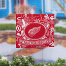 Detroit Red Wings Yard Sign, Holiday