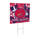 St Louis Cardinals Yard Sign, Holiday