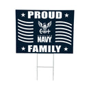 US Navy Proud Family Yard Sign