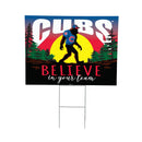 Chicago Cubs Yard Sign, Bigfoot