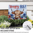 American Classic Highland Cow Yard Sign, 24"x18"
