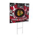 Chicago Blackhawks Yard Sign, Holiday